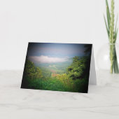 Blue Ridge Mountains Nordosten Georgiens Geburtsta Karte (Vorderseite)