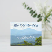 Blue Ridge Mountains North Carolina Fotografy Postkarte (Stehend Vorderseite)