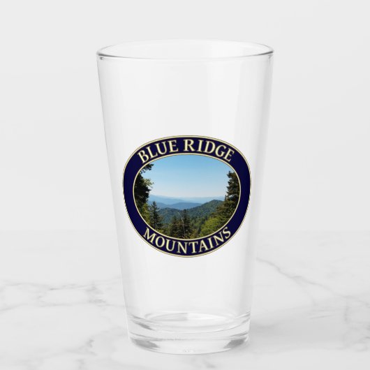 Blue Ridge Mountains North Carolina Glas (Vorderseite)