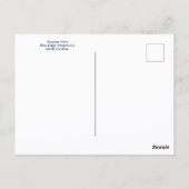 Blue Ridge Mountains North Carolina Herbstaussicht Postkarte (Rückseite)