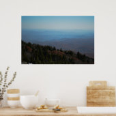 Blue Ridge Mountains North Carolina Nature Foto Poster (Küche)