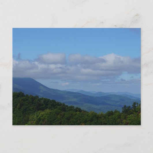 Blue Ridge Mountains of NC Postcard Postkarte (Vorderseite)