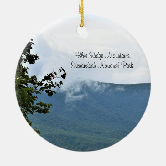 Blue Ridge Mountains Ornament (Hinten)