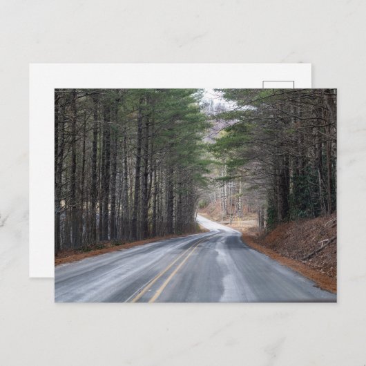 Blue Ridge Mountains Pass Postkarte (Vorne/Hinten)