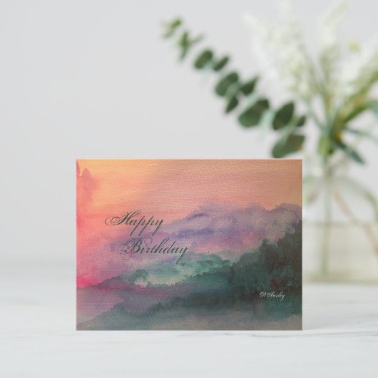 Blue Ridge Mountains Postcard Postkarte (Stehend Vorderseite)