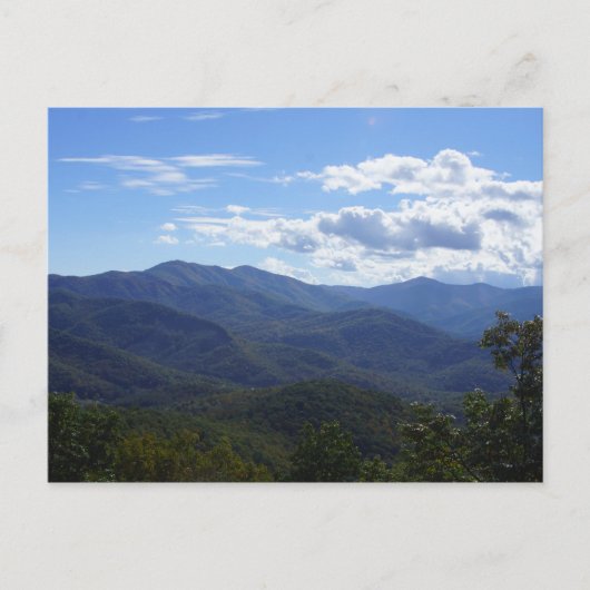 Blue Ridge Mountains Postcard Postkarte (Vorderseite)