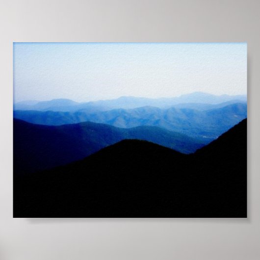 Blue Ridge Mountains Poster (Vorne)