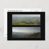 Blue Ridge Mountains Postkarte (Vorne/Hinten)