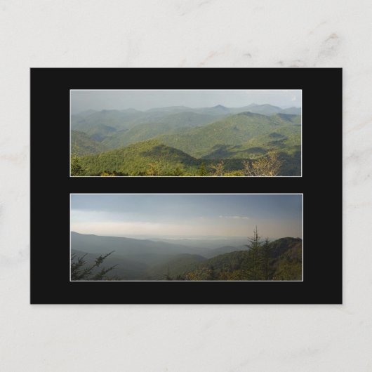 Blue Ridge Mountains Postkarte (Vorderseite)