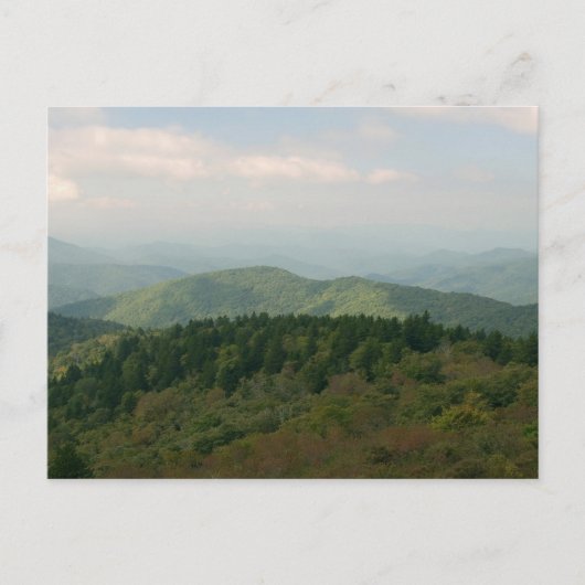 Blue Ridge Mountains Postkarte (Vorderseite)