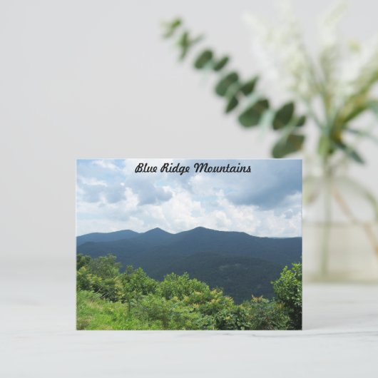 Blue Ridge Mountains Postkarte (Stehend Vorderseite)