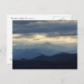 Blue Ridge Mountains Postkarte (Vorne/Hinten)