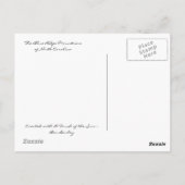 Blue Ridge Mountains Postkarte (Rückseite)