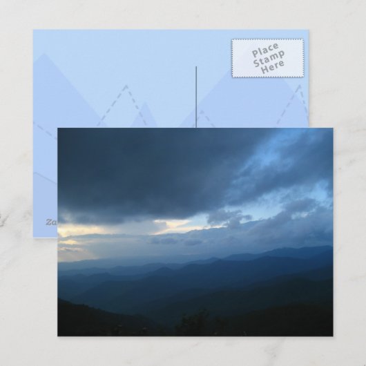 Blue Ridge Mountains Postkarte (Vorne/Hinten)