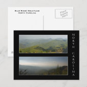 Blue Ridge Mountains Postkarte (Vorne/Hinten)