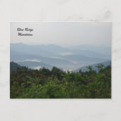 Blue Ridge Mountains Postkarte (Vorderseite)