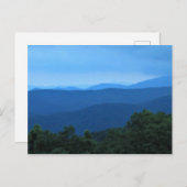 Blue Ridge Mountains Postkarte (Vorne/Hinten)