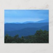 Blue Ridge Mountains Postkarte (Vorderseite)