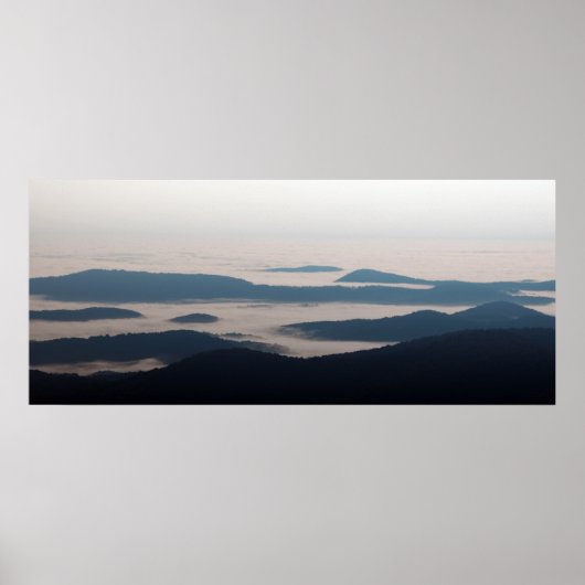 Blue Ridge Mountains Print Poster (Vorne)