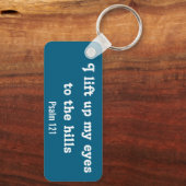 Blue Ridge Mountains Schlüsselanhänger: Psalm 121 Schlüsselanhänger (Rückseite)