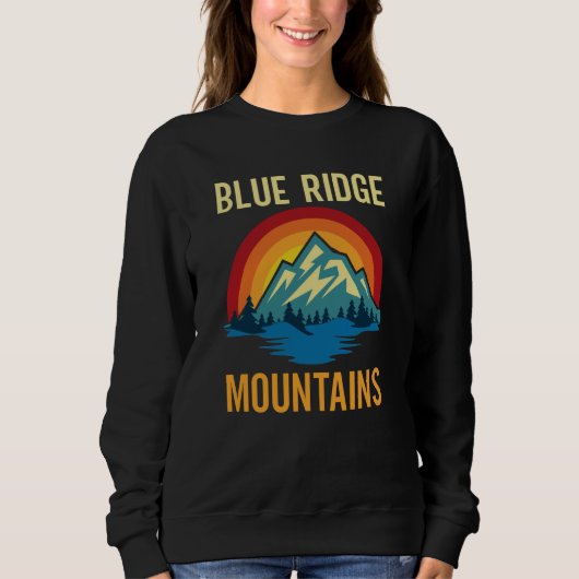 Blue Ridge Mountains Sunset Sweatshirt (Vorderseite)