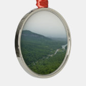Blue Ridge Mountains-Tal Silbernes Ornament (Rechts)