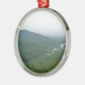 Blue Ridge Mountains-Tal Silbernes Ornament (Links)