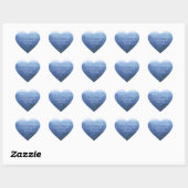Blue Ridge Mountains Verse Heart Stickers (Blatt)