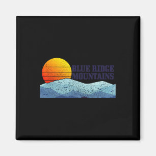 Blue Ridge Mountains Vintage Berge USA Amerika Magnet