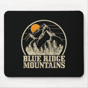 Blue Ridge Mountains Vintage Berge USA Amerika Mousepad