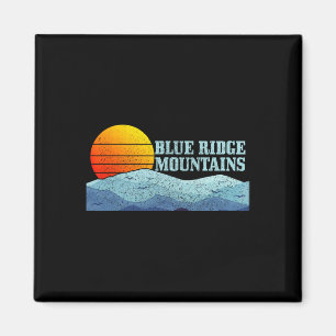 Blue Ridge Mountains Vintage-Wander-Camping-Gesche Magnet