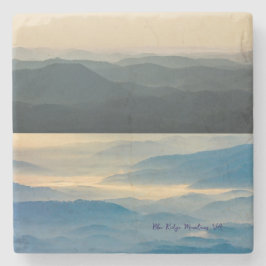 Blue Ridge Mountains Virginia Stone Coaster Steinuntersetzer