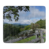 Blue Ridge Mountains Vista Cutting Board Schneidebrett (Vorderseite)