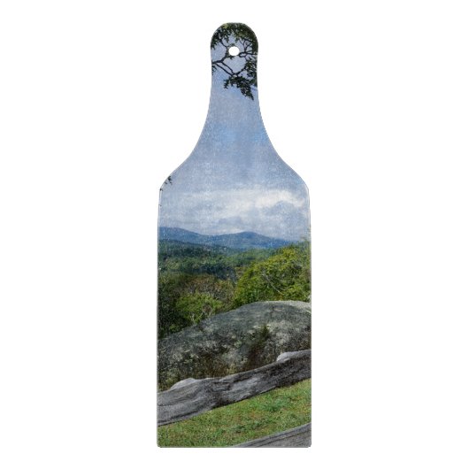 Blue Ridge Mountains Vista Cutting Board Schneidebrett (Vorderseite)