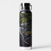 Blue Ridge Mountains Wasserfall Trinkflasche (Rückseite)
