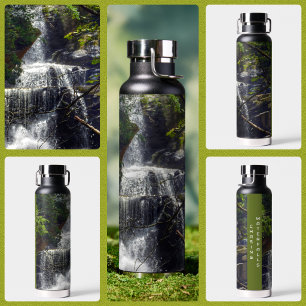 Blue Ridge Mountains Wasserfall Trinkflasche