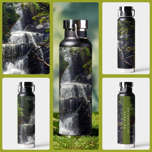 Blue Ridge Mountains Wasserfall Trinkflasche