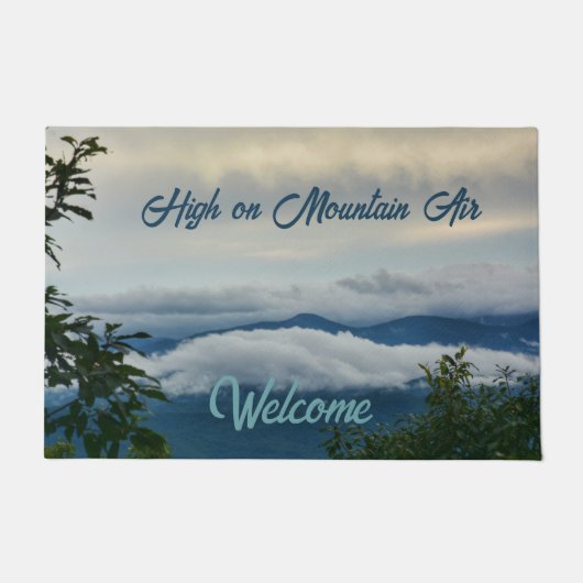 Blue Ridge Mountains Willkommen Fußmatte (Vorderseite)