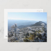 Blue Ridge Mountains Winter Postkarte (Vorne/Hinten)