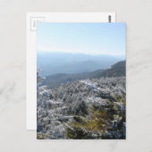 Blue Ridge Mountains Winter Postkarte (Vorne/Hinten)
