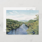 Blue Ridge Parkway an der James River Postcard Postkarte (Vorne/Hinten)