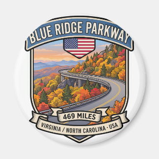 Blue Ridge Parkway Appalachen-Panoramastraße Magnet