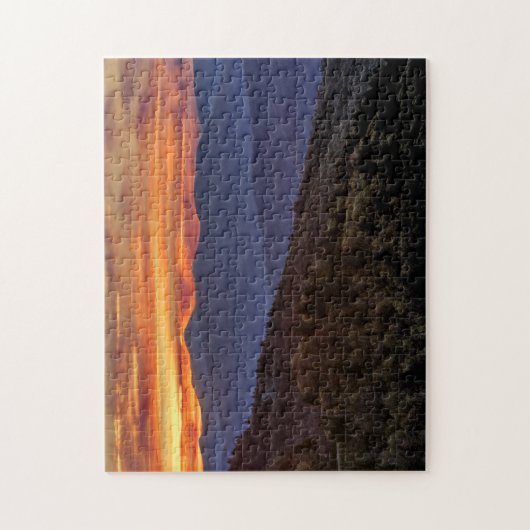 Blue Ridge Parkway at Sunset Puzzle (Vertikal)
