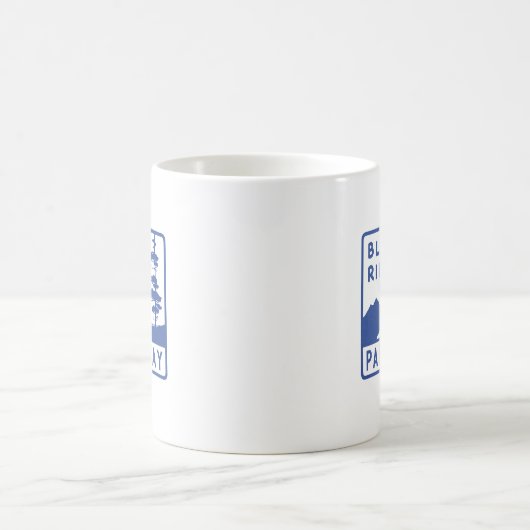 Blue Ridge Parkway Autobahn Autobahn A1 Kaffeetasse (Mittel)
