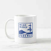 Blue Ridge Parkway Autobahn Autobahn A1 Kaffeetasse (Links)
