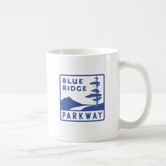 Blue Ridge Parkway Autobahn Autobahn A1 Kaffeetasse (Rechts)