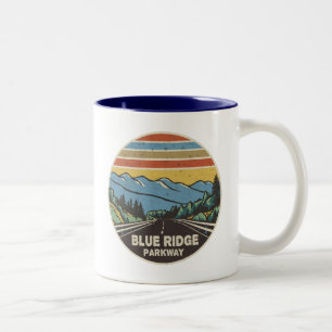 Blue Ridge Parkway Berge Zweifarbige Tasse