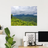 Blue Ridge Parkway Clouds Poster (Heimbüro)