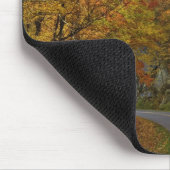 Blue Ridge Parkway, der durch Herbstfarben kurbelt Mousepad (Ecke)