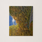 Blue Ridge Parkway, der durch Herbstfarben kurbelt Puzzle (Vertikal)